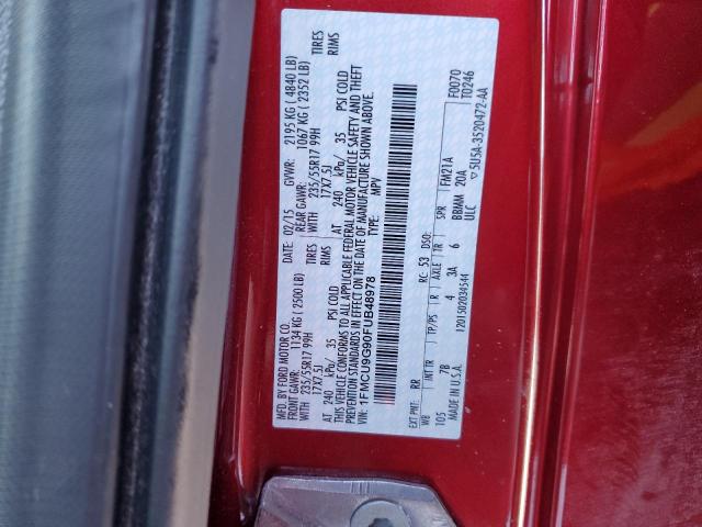 2015 FORD ESCAPE SE - 1FMCU9G90FUB48978