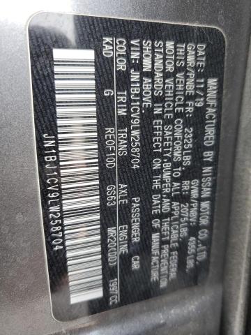 2020 NISSAN ROGUE SPORT S JN1BJ1CV9LW258704