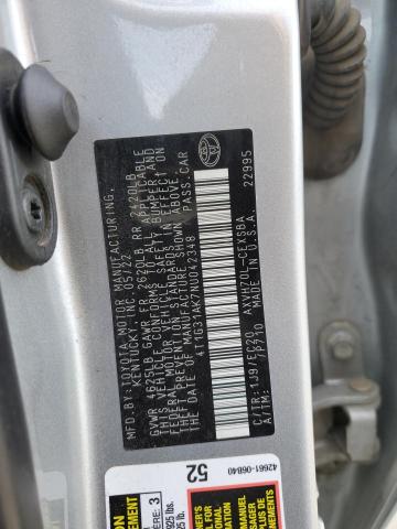 2022 TOYOTA CAMRY NIGH - 4T1G31AK7NU042348