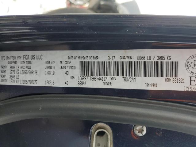 2017 RAM 1500 SLT 1C6RR7TT9HS744117