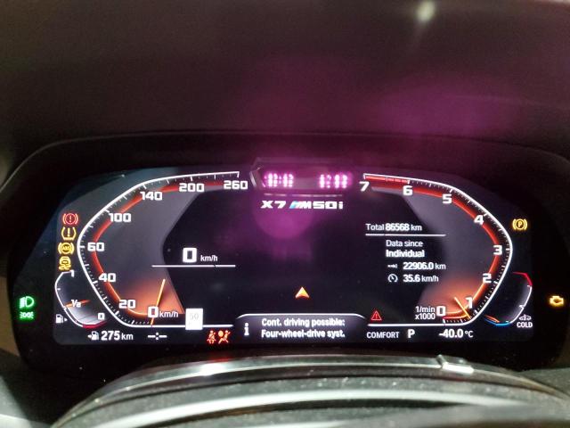 2020 BMW X7 M50I 5UXCX6C02L9B33741