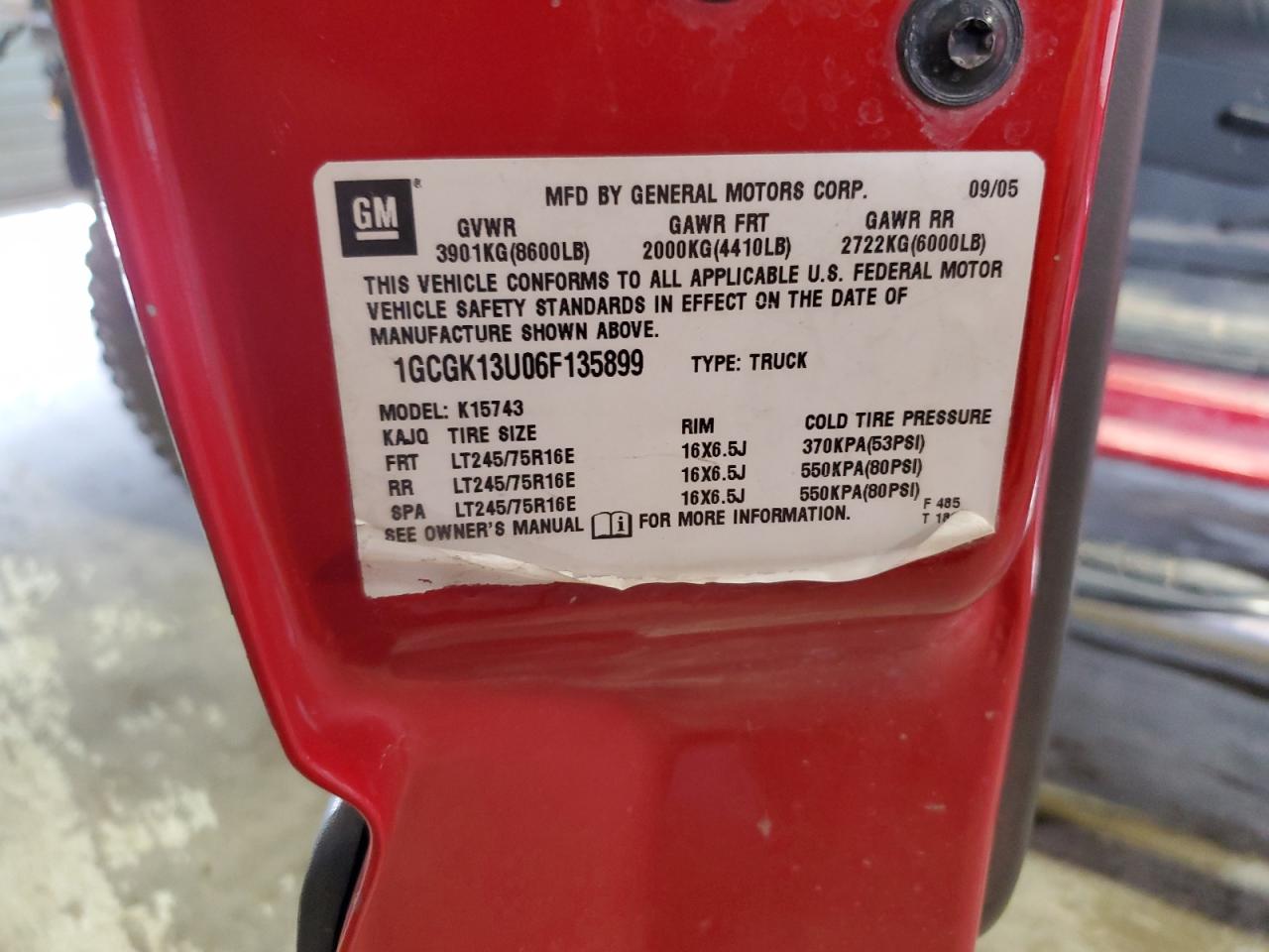 Lot #3206635506 2006 CHEVROLET SILVERADO