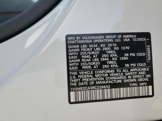 2024 VOLKSWAGEN ATLAS CROS - 1V2WE2CA3RC226832