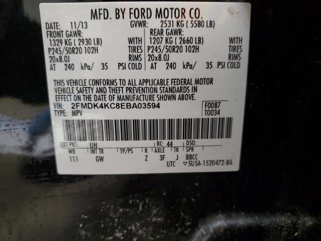2014 FORD EDGE LIMIT - 2FMDK4KC8EBA03594