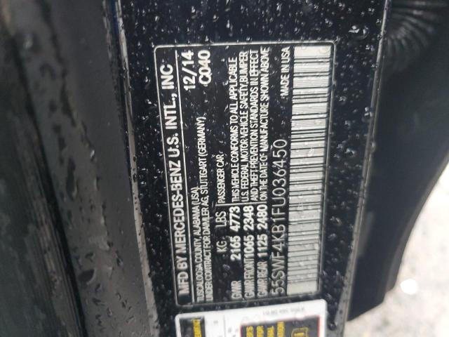 2015 MERCEDES-BENZ C 300 4MAT - 55SWF4KB1FU036450