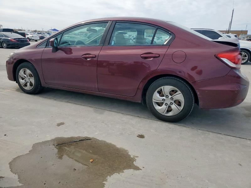Vin: 19xfb2f55fe091771, lot: 45737735, honda civic lx 20152