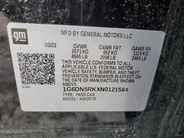 2022 CADILLAC CT5 PREMIU 1G6DN5RKXN0121584