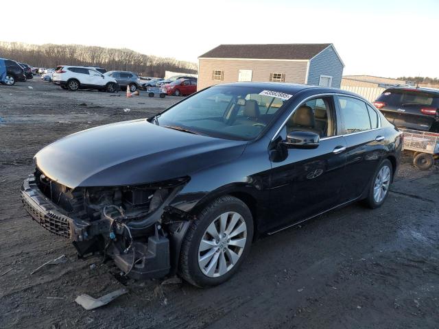 HONDA ACCORD EXL 2013 black  gas 1HGCR2F87DA279220 photo #1