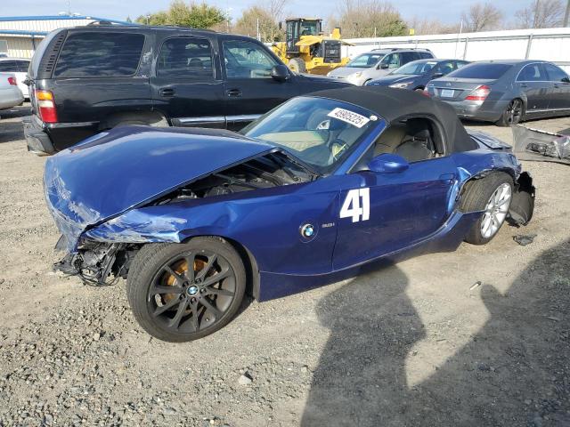 BMW Z4 3.0 2006 blue  gas 4USBU33536LW59360 photo #1