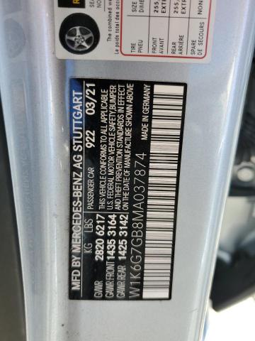 2021 MERCEDES-BENZ UNKNOWN W1K6G7GB8MA037874