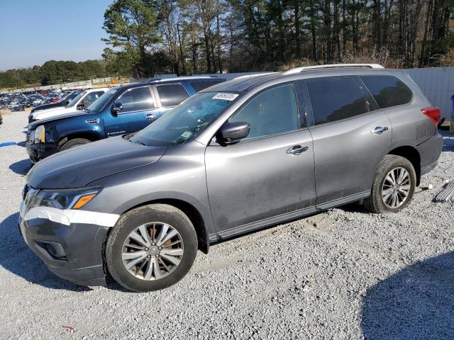 NISSAN PATHFINDER 2018 gray  gas 5N1DR2MM9JC621474 photo #1