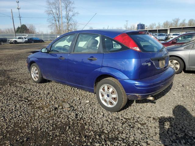 FORD FOCUS ZX5 2005 blue  gas 3FAFP37N25R147491 photo #3