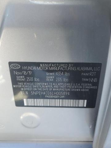 2020 HYUNDAI SONATA LIM - 5NPEH4J26LH005894