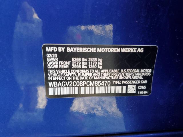 2023 BMW 840I - WBAGV2C08PCM85470