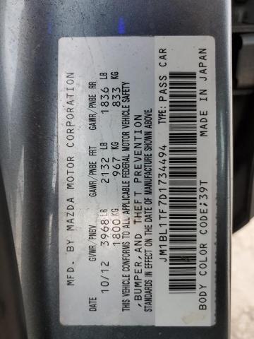2013 MAZDA 3 I - JM1BL1TF7D1734494