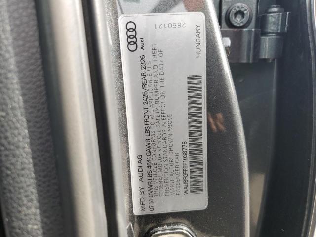 2015 AUDI S3 PREMIUM WAUBFGFF6F1038778