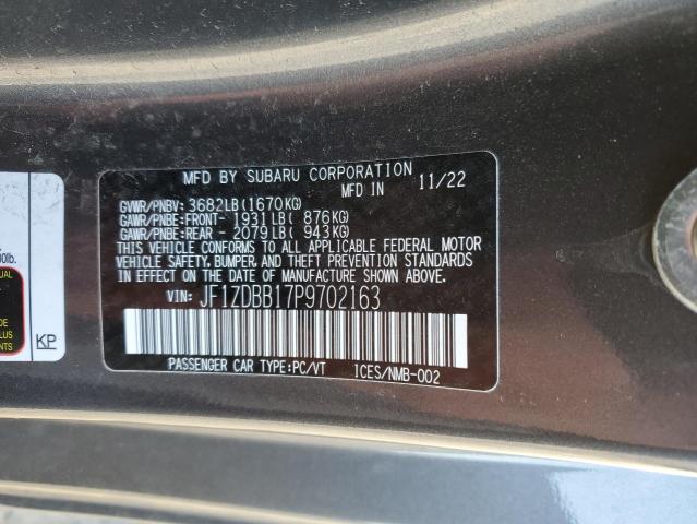 2023 SUBARU BRZ PREMIU JF1ZDBB17P9702163