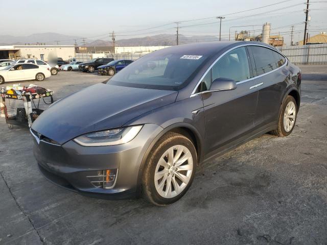 TESLA MODEL X 2021 gray  electric 5YJXCDE25MF322146 photo #1