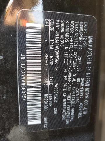 2021 NISSAN ROGUE SPOR - JN1BJ1AV9MW560854