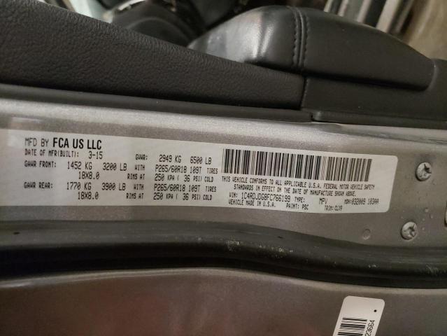 2015 DODGE DURANGO LI 1C4RDJDG8FC766199