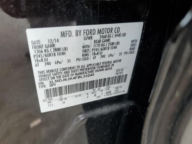 2015 LINCOLN MKX 2LMDJ6JK4FBL33245