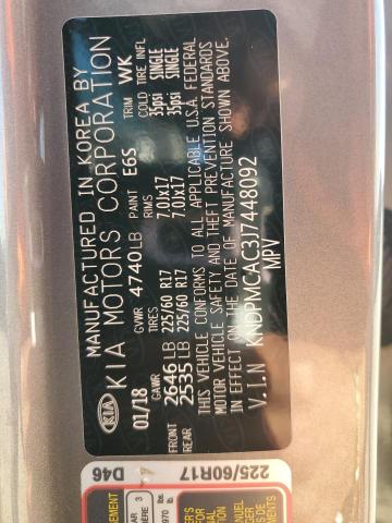 2018 KIA SPORTAGE L - KNDPMCAC3J7448092