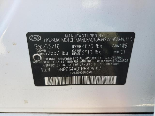 2017 HYUNDAI SONATA SPO - 5NPE34AB1HH499913