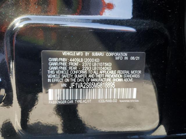 2021 SUBARU WRX STI JF1VA2S65M9818895