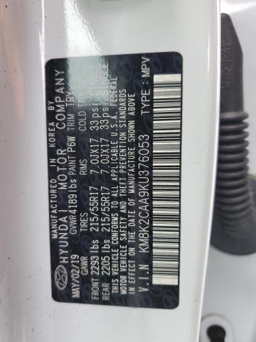 2019 HYUNDAI KONA SEL - KM8K2CAA9KU376053