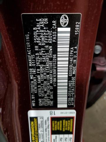 2015 TOYOTA AVALON XLE - 4T1BK1EB9FU153296