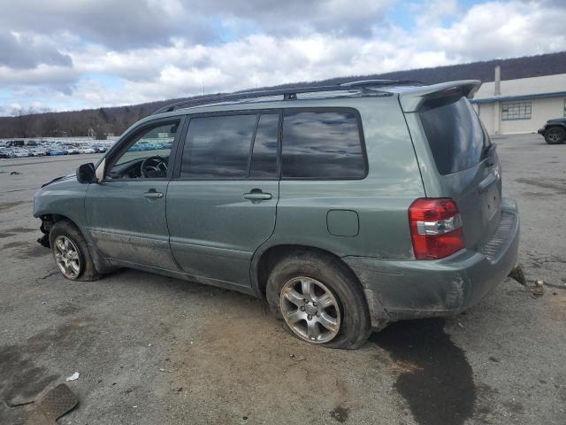 TOYOTA HIGHLANDER 2006 green  gas JTEEP21A260156145 photo #3