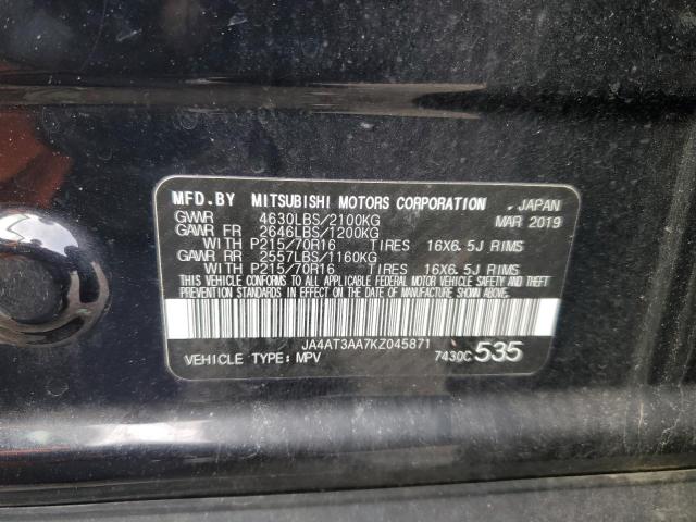 2019 MITSUBISHI ECLIPSE CR - JA4AT3AA7KZ045871