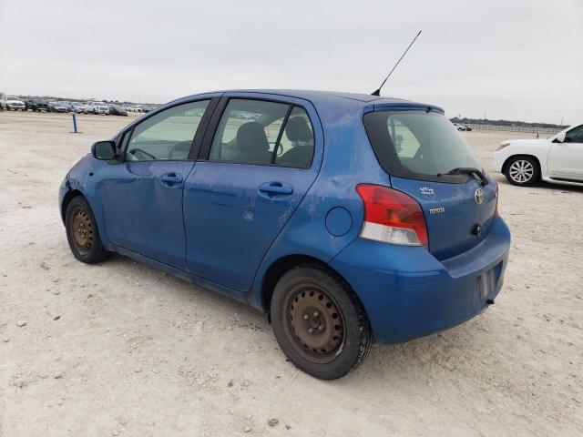 TOYOTA YARIS 2010 blue  gas JTDKT4K32A5315336 photo #3