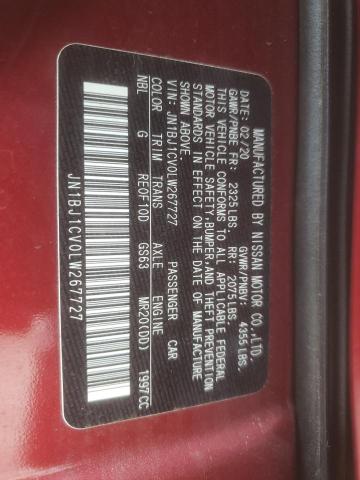 2020 NISSAN ROGUE SPOR - JN1BJ1CV0LW267727
