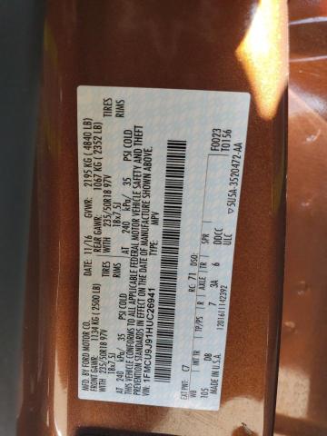 2017 FORD ESCAPE TIT - 1FMCU9J91HUC26941