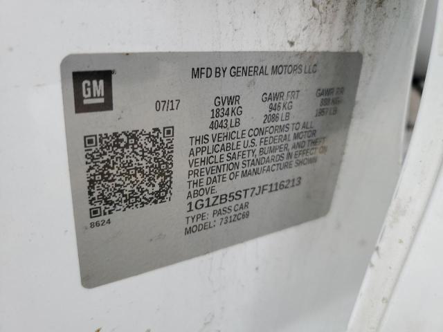 2018 CHEVROLET MALIBU LS - 1G1ZB5ST7JF116213