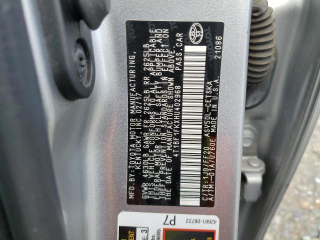 2017 TOYOTA CAMRY LE - 4T1BF1FKXHU402968