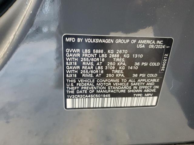 2025 VOLKSWAGEN ATLAS PEAK 1V2CR2CA4SC501945