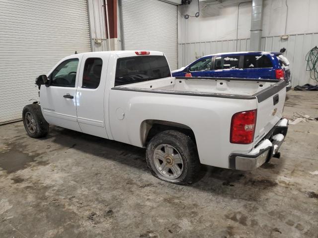 CHEVROLET SILVERADO 2012 white 4dr ext flexible fuel 1GCRKSE74CZ209468 photo #3