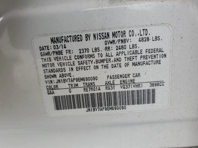 2014 INFINITI Q50 BASE - JN1BV7AP9EM690090
