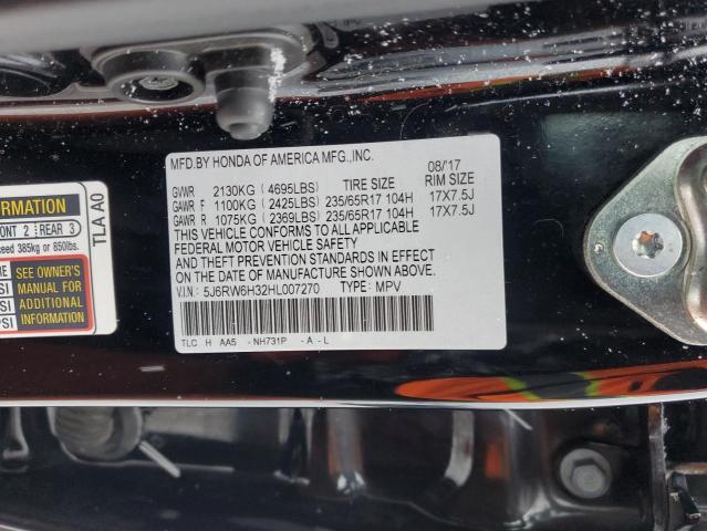 2017 HONDA CR-V LX - 5J6RW6H32HL007270