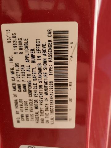 2015 HONDA ACCORD LX- 1HGCT1B36FA009209