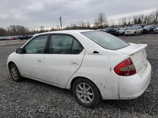 TOYOTA PRIUS 2001 white  hybrid engine JT2BK12U810020824 photo #3