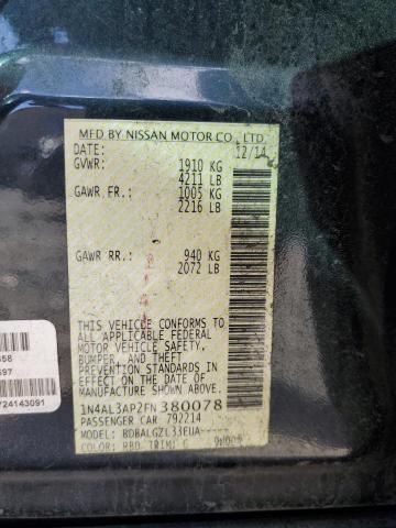 2015 NISSAN ALTIMA 2.5 - 1N4AL3AP2FN380078