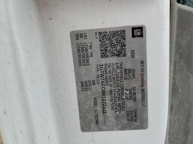 2019 GMC SAVANA G25 1GTW7AFG8K1272311