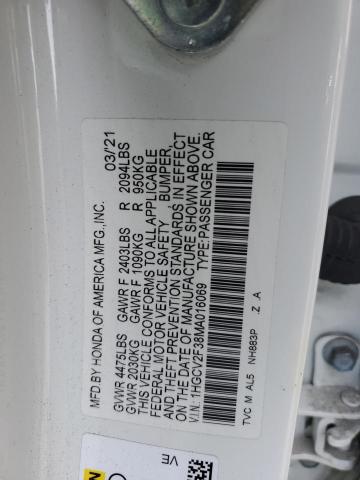 2021 HONDA ACCORD SPO - 1HGCV2F38MA016069