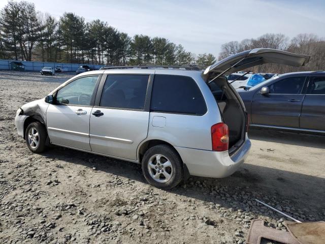 MAZDA MPV WAGON 2002 silver  gas JM3LW28A520307520 photo #3