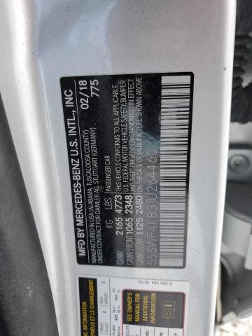 2018 MERCEDES-BENZ C 300 4MAT - 55SWF4KB3JU264460
