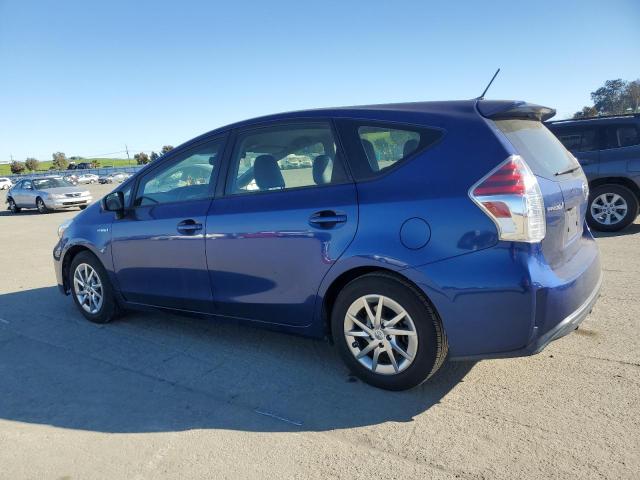 TOYOTA PRIUS V 2015 blue  hybrid engine JTDZN3EU2FJ028259 photo #3