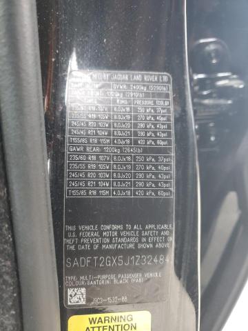 2018 JAGUAR E-PACE R-D - SADFT2GX5J1Z32484